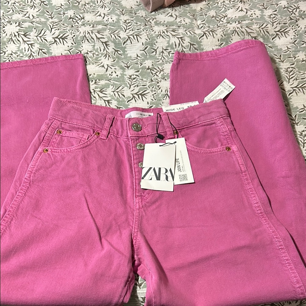 NWT Zara Kids wide leg jeans